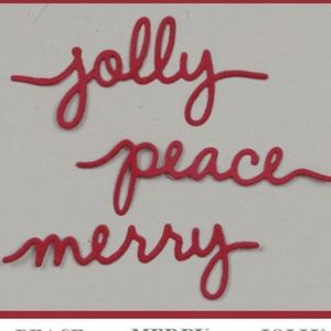 Stampin’ up thinlits dies